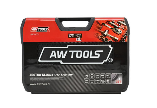 AW Tool Set 173pcs 1/2"/3/8"/1/4"