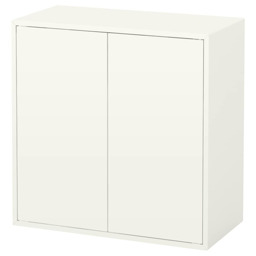 EKET Wall-mounted shelving unit, white, 70x35x70 cm