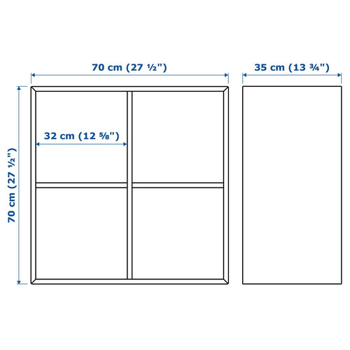 EKET Wall-mounted shelf unit