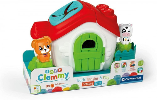 Clementoni Baby Clemmy Blocks Sensory Farm 10m+