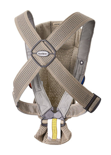 BABYBJÖRN - Baby Carrier MINI 3D Mesh, Grey Beige 0-12m