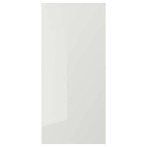 RINGHULT Cover panel, high-gloss light grey, 39x86 cm