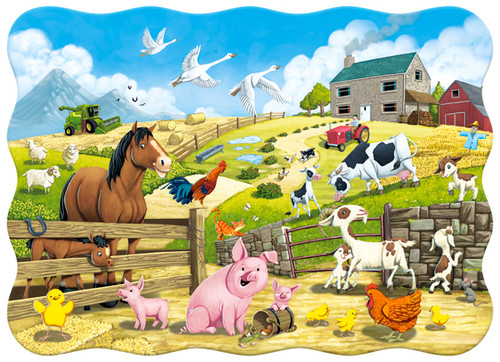 Castorland Children's Puzzle Animals on the Farm 30pcs 4+