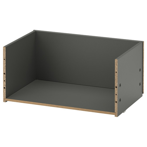 BESTÅ Drawer frame, dark grey, 60x25x40 cm