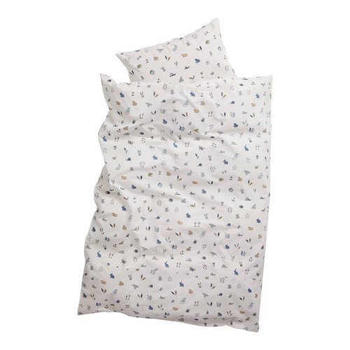 LEANDER Junior bedding, 100x135 cm, forest, dusty blue