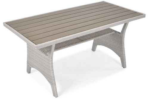 Outdoor Corner Sofa with Table Set Stockholm, grey