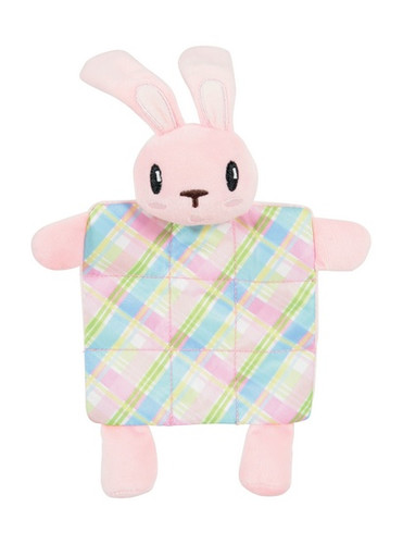 Zolux Plush Dog Toy for Puppies with Sound Bunny, pink