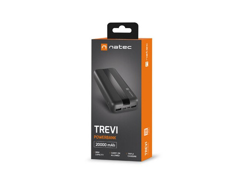 Natec PowerBank Trevi 20000mAh 2x USB + USB-C