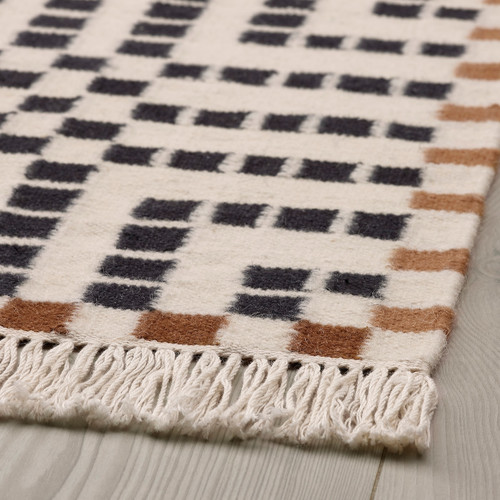 VAMDRUP Rug, flatwoven, handmade/multicolor, 80x200 cm