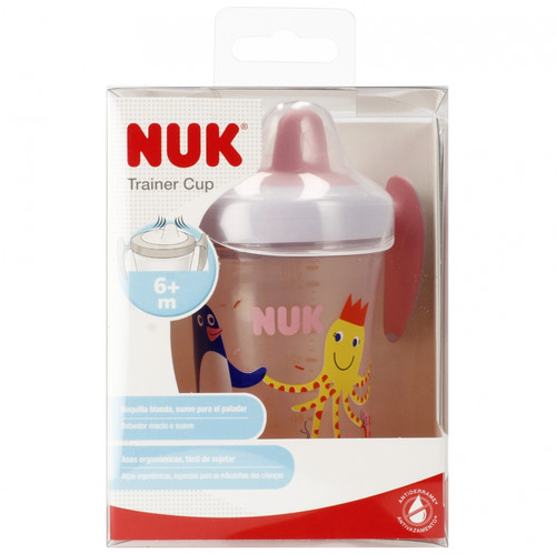 NUK Trainer Cup Evo 230ml 6m+, pink