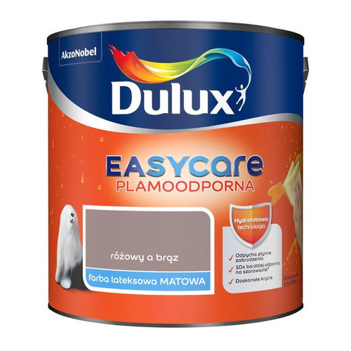 Dulux EasyCare Matt Latex Stain-resistant Paint 2.5l pink yet brown