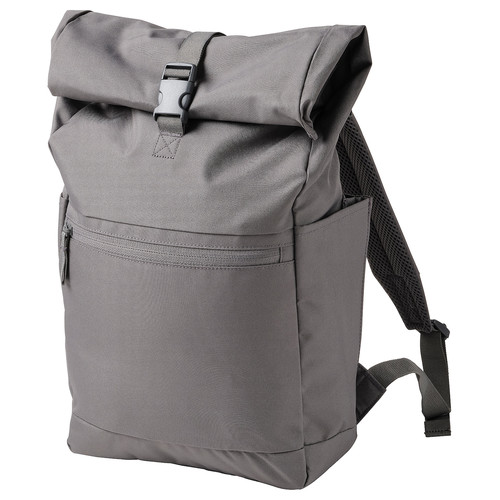 STARTTID Backpack, grey, 27x11x56 cm/18 l