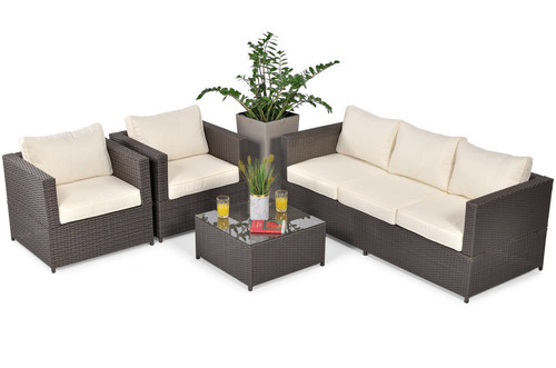 Outdoor Furniture Set MALAGA SET MAX, brown