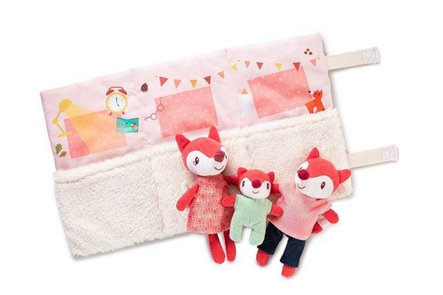 LILLIPUTIENS - Mini - cuddly fox family with a folding mat Alice the Fox 2+