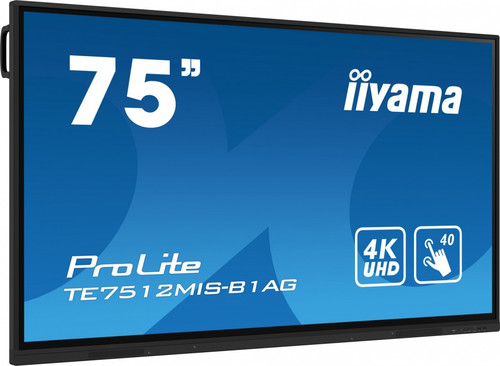 Iiyama 75" Interactive Touch Screen TE7512MIS-B1