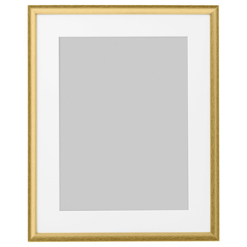 SILVERHÖJDEN Frame, gold-colour, 40x50 cm