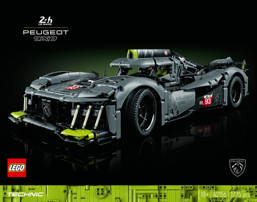 LEGO Technic PEUGEOT 9X8 24H Le Mans Hybrid Hypercar 18+