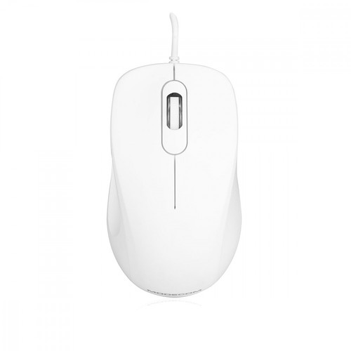 Modecom Wired Optical Mouse M10, white