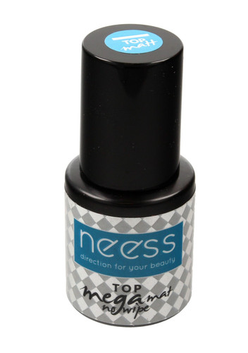 Neess Top Coat for Hybrid Manicure Mega Mat No Wipe 8ml