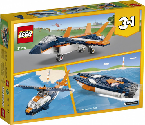 LEGO Creator Supersonic Jet 3in1 7+