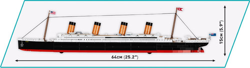 Cobi Blocks RMS Titanic 1:450 722pcs 8+