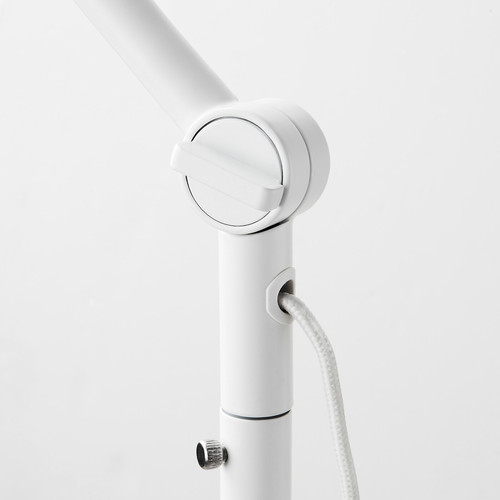 NYMÅNE Floor/reading lamp, white