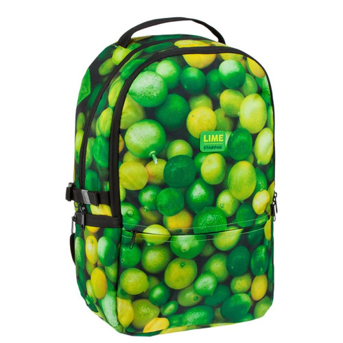 School Backpack Lime