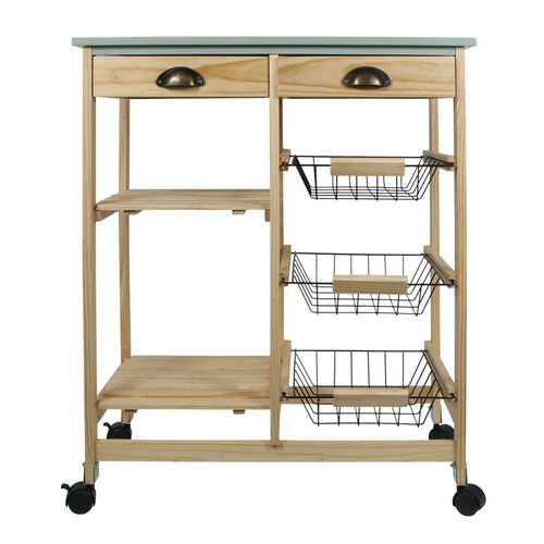 Kitchen Trolley Verdure, natural