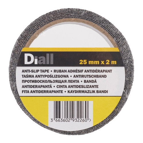 Diall Anti-Slip Tape 25 mm x 2 m, black