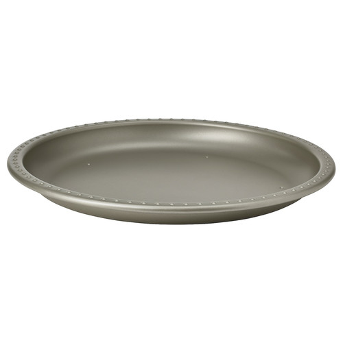 BLODOLVON Candle dish, grey, 34 cm