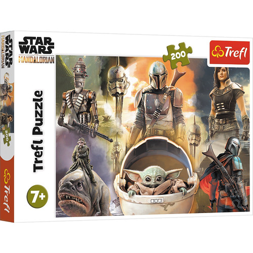 Trefl Children's Puzzle Star Wars Mandalorian Ready to Fight 200pcs 7+