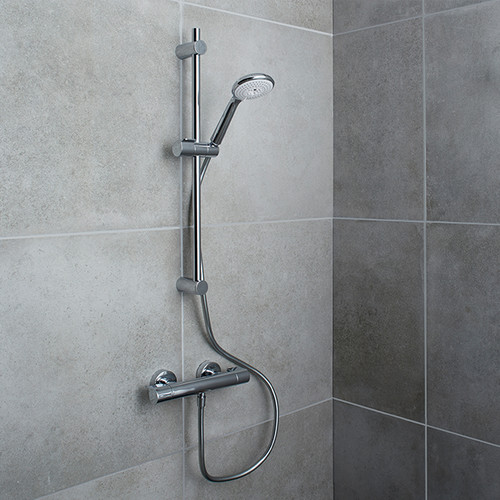 GoodHome Shower Set Cavally, thermostatic mixer