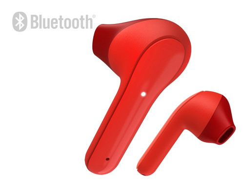 Hama Hadphones Earbuds BT TW Freedom Light, red