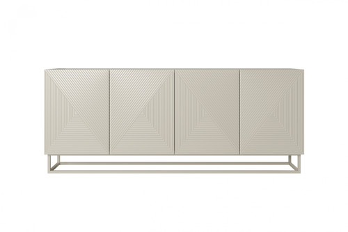 Cabinet Asha 200cm, cashmere/cashmere