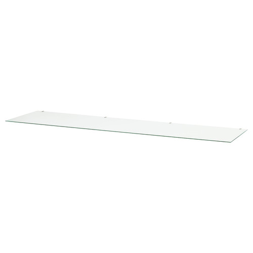 HEMNES Glass top, transparent, 159x50 cm