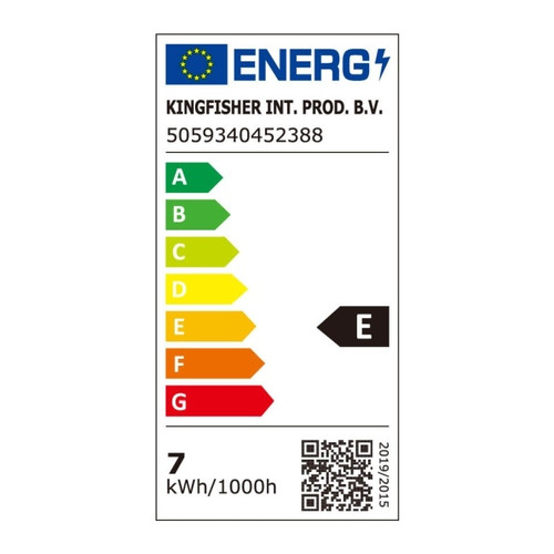 Diall LED Bulb G45 E14 806 lm 4000 K