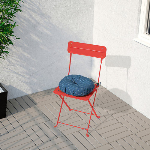 SUNDSÖ Chair, outdoor, orange