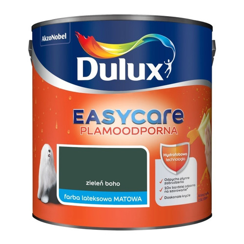 Dulux EasyCare Matt Latex Paint 2.5L, boho green