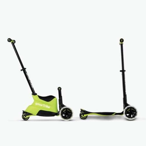 smarTrike Xtend Scooter 4in1 + Ride-on - Lime 12m - 12y