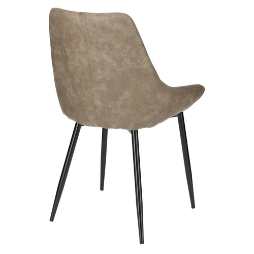 Upholstered Chair Floyd, brown