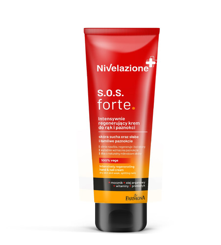 Farmona Nivelazione Intensively Regenerating Hand & Nail Cream S.O.S Forte Vegan 100ml