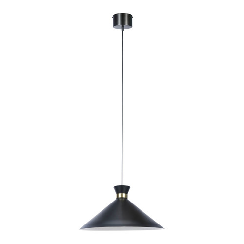 GoodHome Pendant Lamp Apennin 35W E27, black
