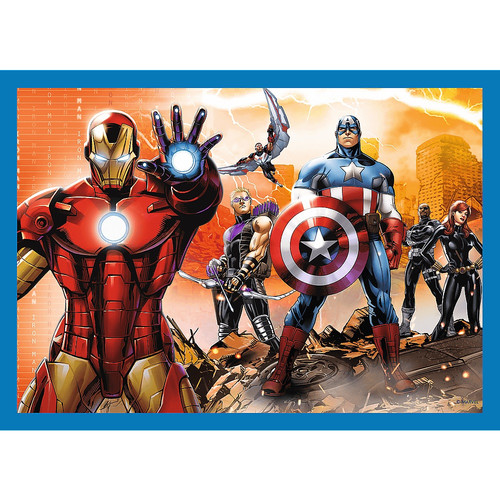 Trefl Children's Puzzle Avengers 4in1 4+