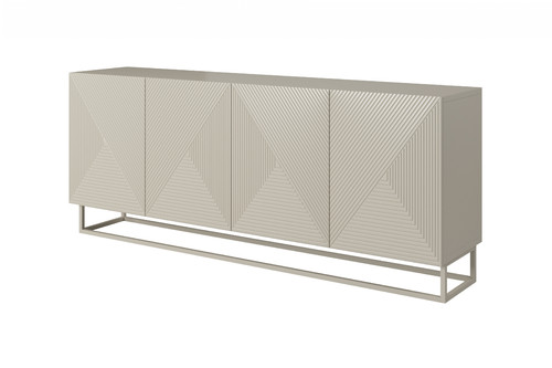 Cabinet Asha 200cm, cashmere/cashmere