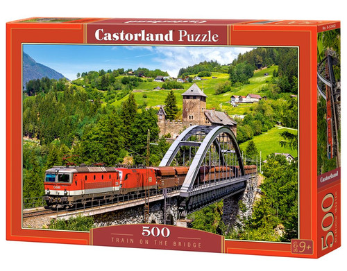 Castorland Jigsaw Puzzle Train on the Bridge 500pcs 9+