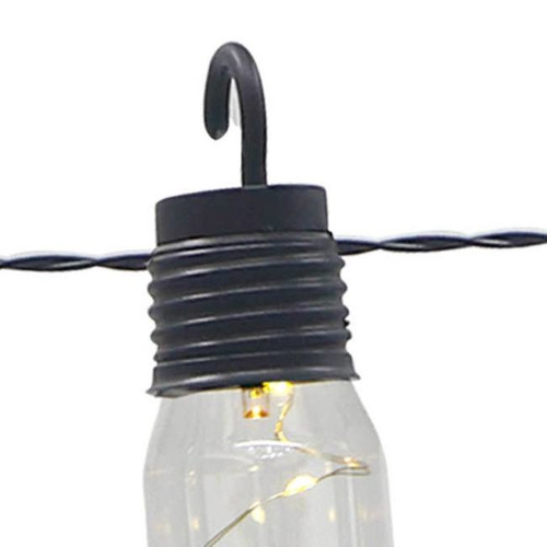 Solar Outdoor String Lights Bottle 10G 2700 K IP44 3m