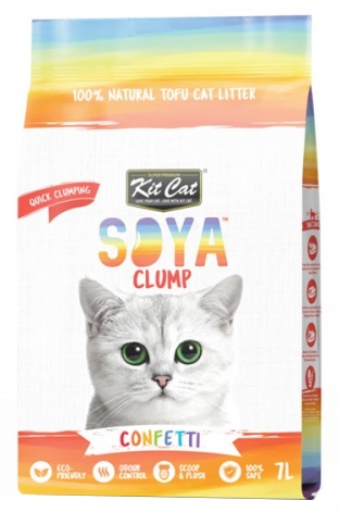 Kit Cat Cat Litter 100% Natural Biodegradable ECO Soya Clump Confetti 7L