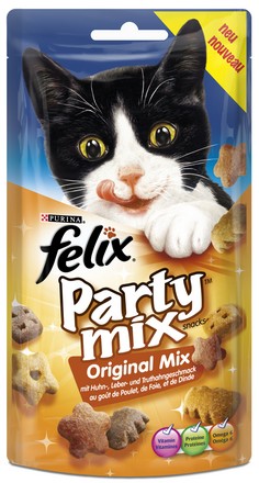 Felix Party Mix Original Mix Cat Snacks 60g