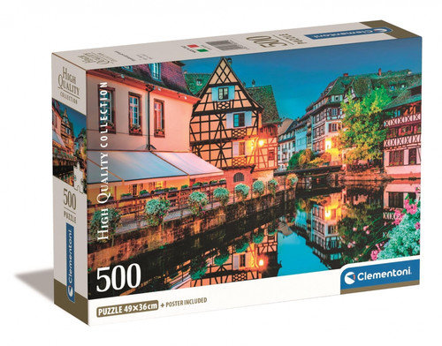 Clementoni Jigsaw Puzzle Compact Strasbourg Old Town 500pcs 10+