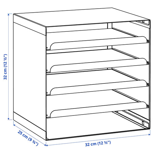 HARVMATTA Letter tray, anthracite